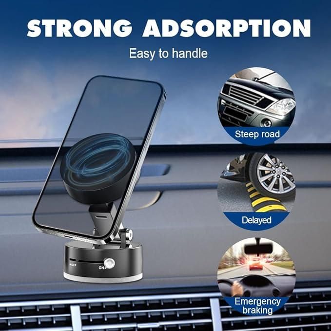 Smart Suction Magnetic Phone Mount