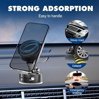Smart Suction Magnetic Phone Mount